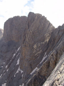 Cliffs of Mount Stefani Above the Megala Kazania, Mount Olympus