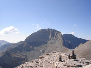 Mount Stefani from Profitis Ilias, Mount Olympus