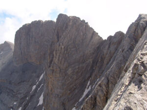 Cliffs of Mount Stefani Above the Megala Kazania, Mount Olympus