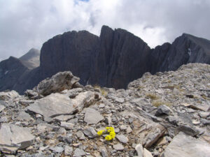 Stefani Cliffs from the Summit Plateau, Mount Olympus