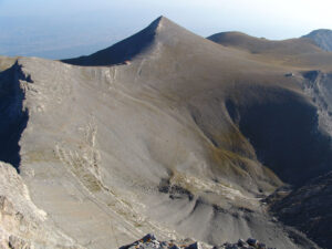 View Toward Skolio from the Summit of Stefani, Mount Olympus
