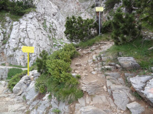 Kofto Junction on the E4 Trail, Mount Olympus