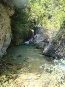 Mountain Stream Gorge at Prionia, Mount Olympus