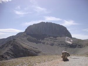 Stefani Peak Viewed from Kakalos Refuge, Mount Olympus