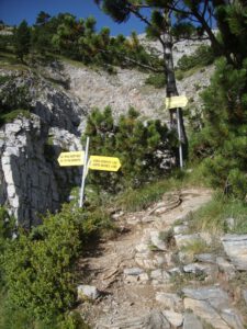 E4 Junction Toward the Kofto Route, Mount Olympus