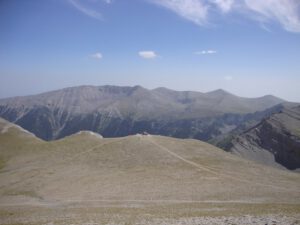 Christos Kakalos Refuge Seen from Profitis Ilias, Mount Olympus