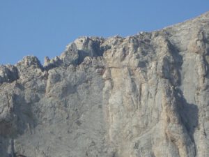 The “Face of Zeus” Rock Formation on Stefani, Mount Olympus