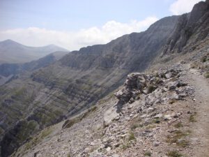 Zonaria Traverse Below Stefani, Mount Olympus