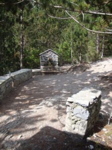 Rest Stop Fountain on the E4 Trail, Mount Olympus