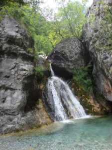 Waterfall in the Enipeas Gorge, Mount Olympus
