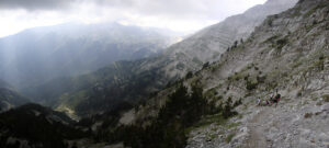 View Toward Spilios Agapitos Refuge from the End of the Kofto Path, Mount Olympus