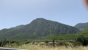 Lower Slopes of Mount Olympus Near Litochoro