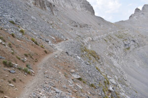 The Zonaria Path on Mount Olympus